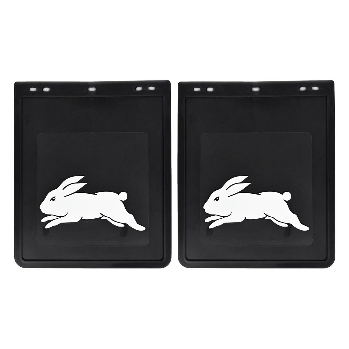 355MM DROP X 300MM WIDTH BLACK MONO MUDFLAP  - RABBITOHS, , scaau_hi-res