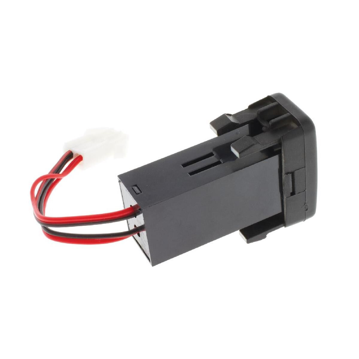 DUAL USB SOCKET QC3 OE RPL T/S EARLY TOYOTA BLUE LED 40 x 22mm, , scaau_hi-res