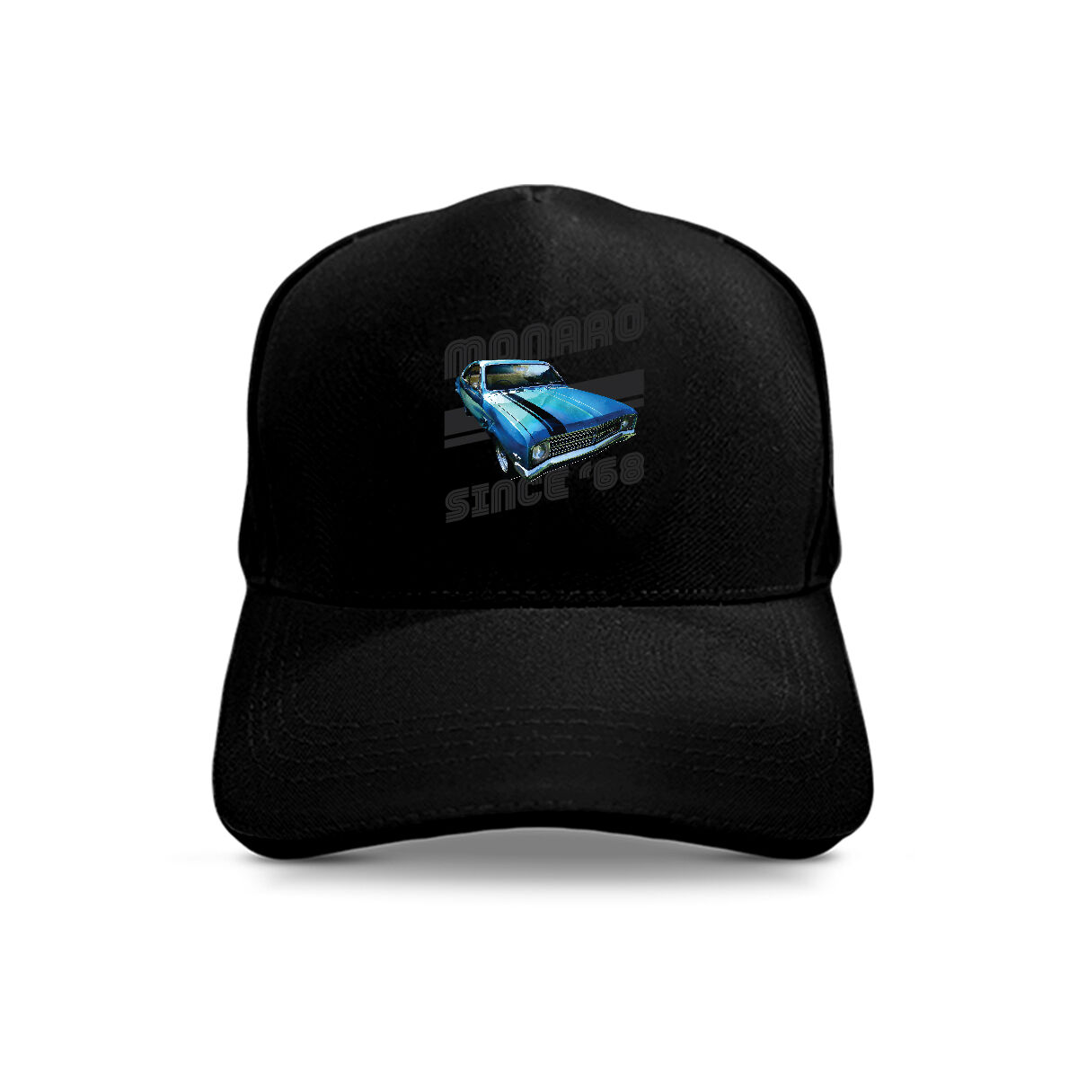 ADULT 5-PANEL CAP-BLACK [MONARO SINCE'68], , scaau_hi-res