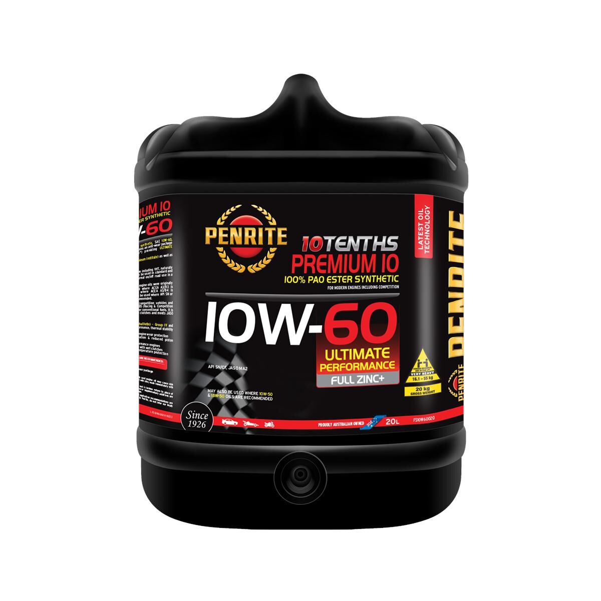 1 X PREM FS 10W60 20L, , scaau_hi-res