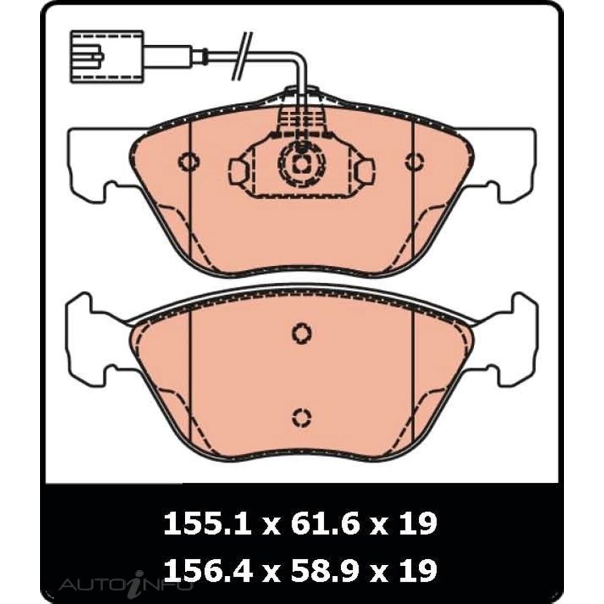 DB2037R ALFA ROMEO 166 98- FRONT, , scaau_hi-res