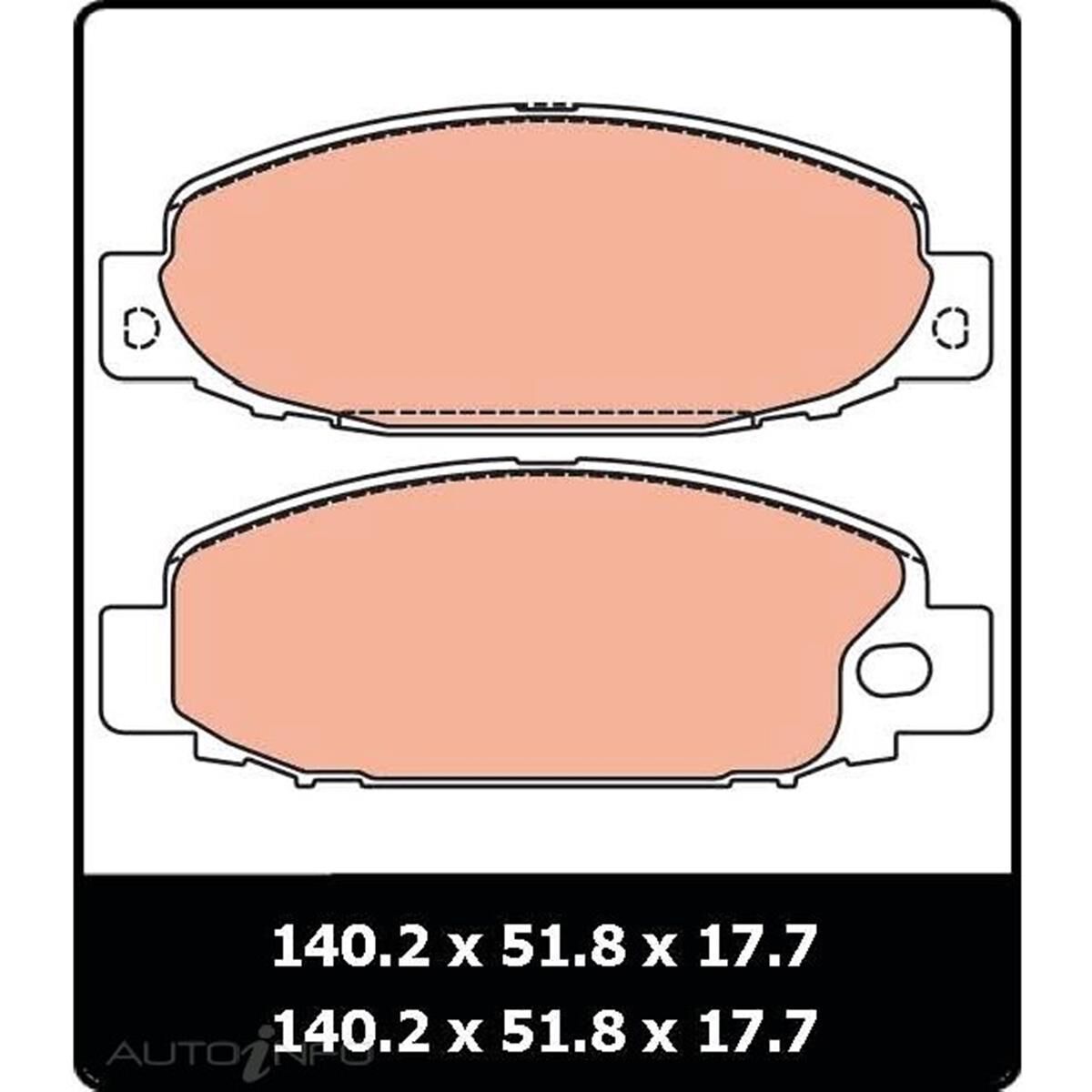 DB1315R MITSUBISHI 94- FRONT, , scaau_hi-res