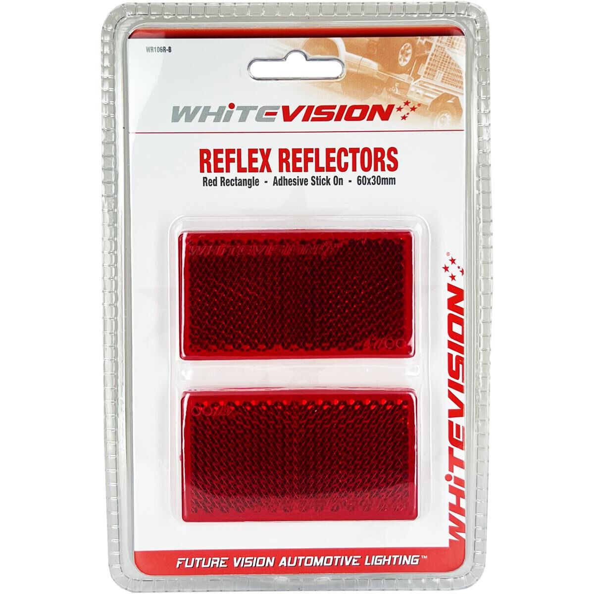 SELF ADHESIVE RED REFLECTOR, , scaau_hi-res