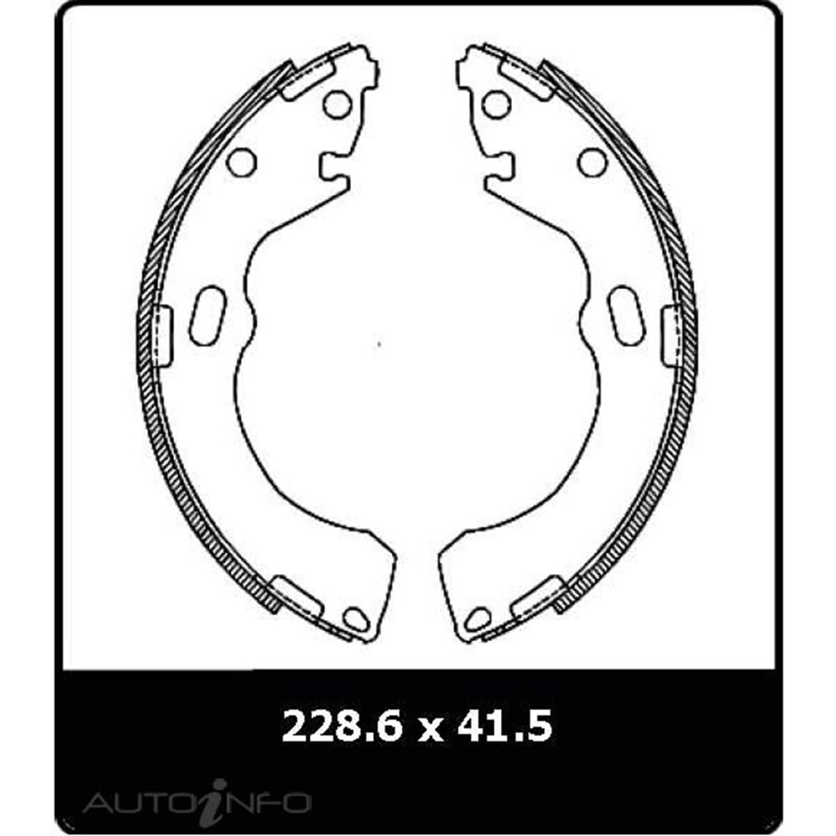 PTX BRAKE SHOES FORD/MAZDA TRIBUTE 2001-, , scaau_hi-res