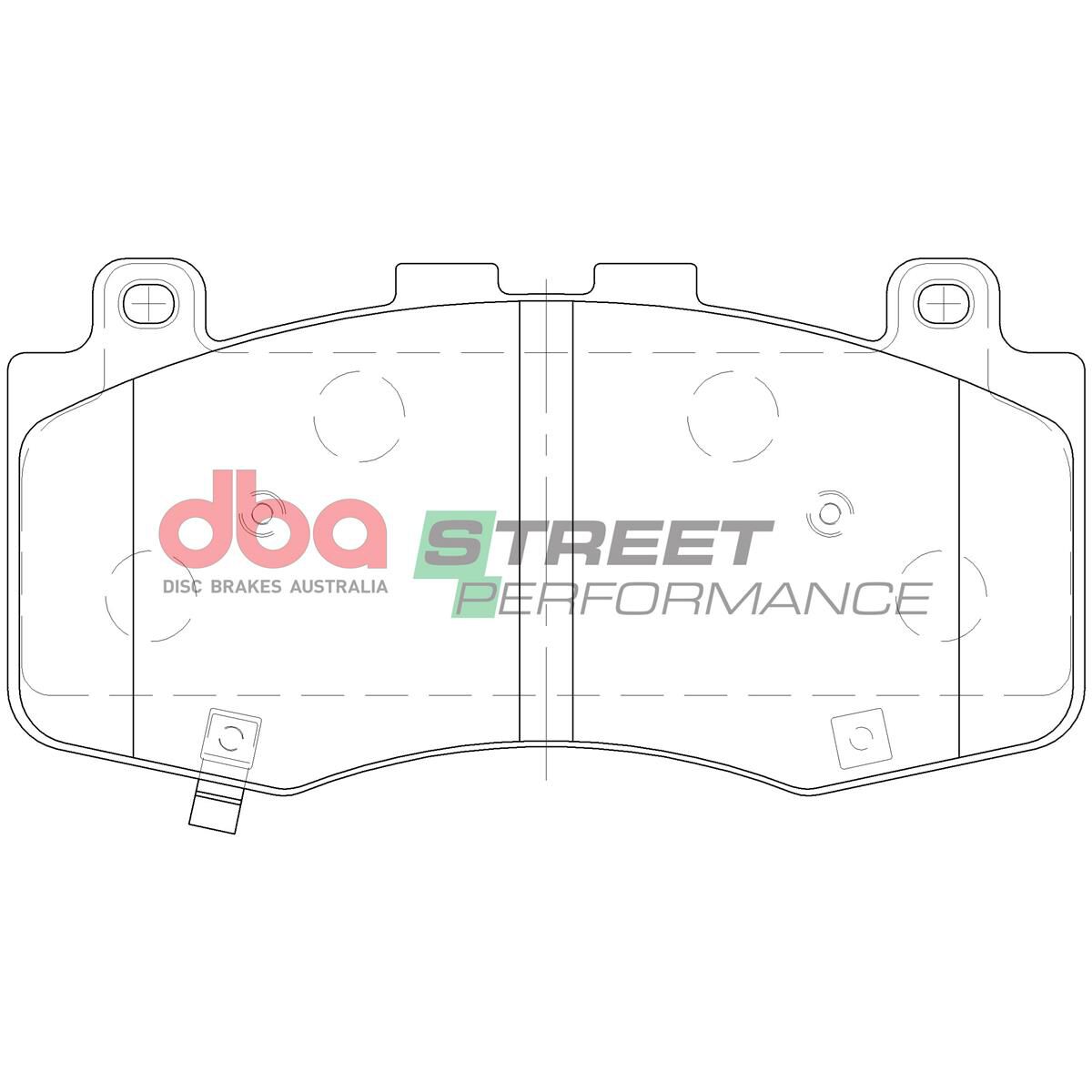 DBA SP PERFORMANCE BRAKE PADS [ JEEP GRAND CHEROKEE TRACKHAWK 2017 - ON F ], , scaau_hi-res