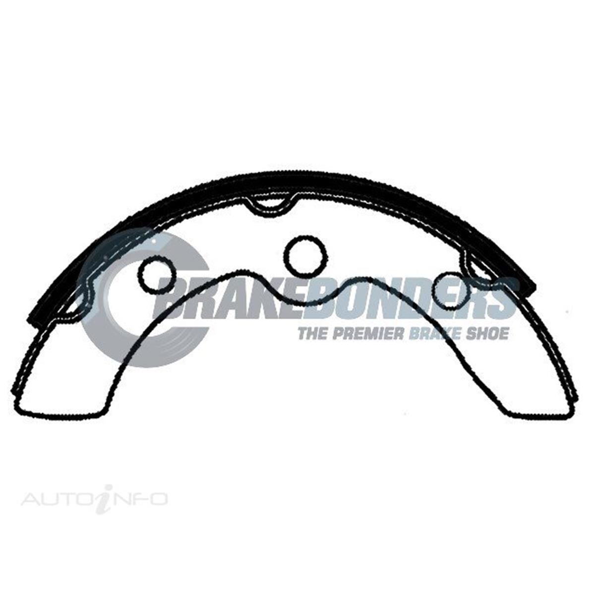 Brake Shoes - Golf Cart 160mm, , scaau_hi-res