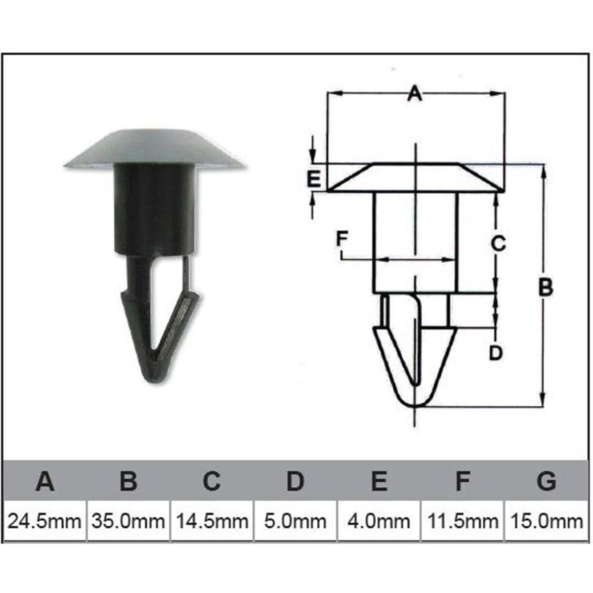 PKT 10 AUTOMOTIVE FASTENER, , scaau_hi-res