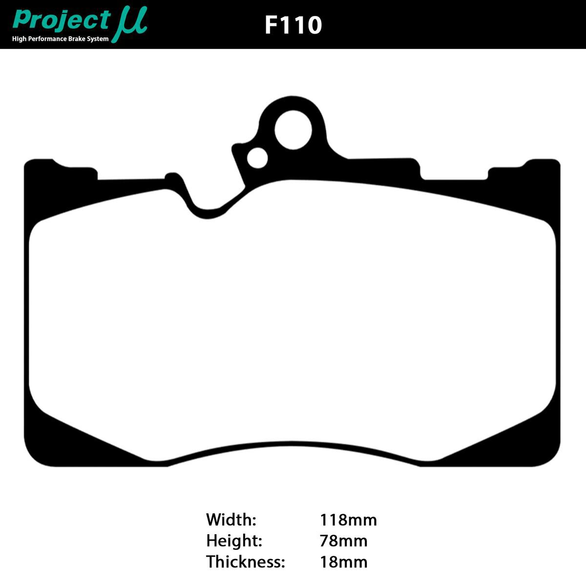 PROJECT MU NS-EP BRAKE PAD SETLEXUS XE20 IS350 (INC F-SPORT)FRONT, , scaau_hi-res