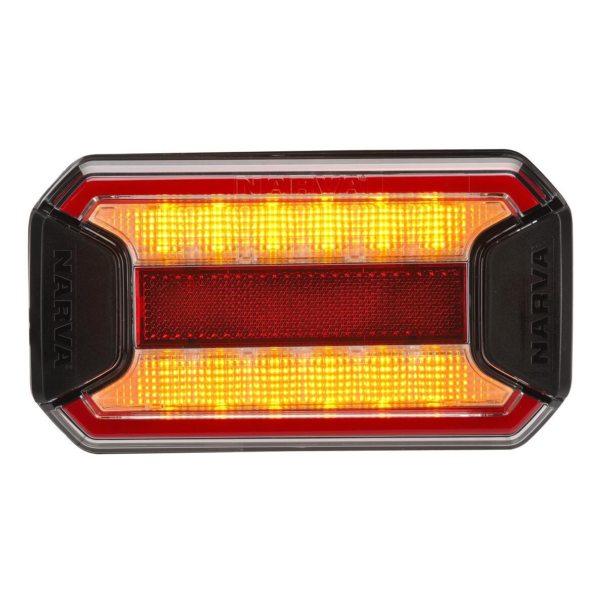 Narva 9-33 Volt LED Tail and Indicator Lamp with In-Built Reflector, Clear Lens and 0.5m of Hard-Wired Cable, , scaau_hi-res