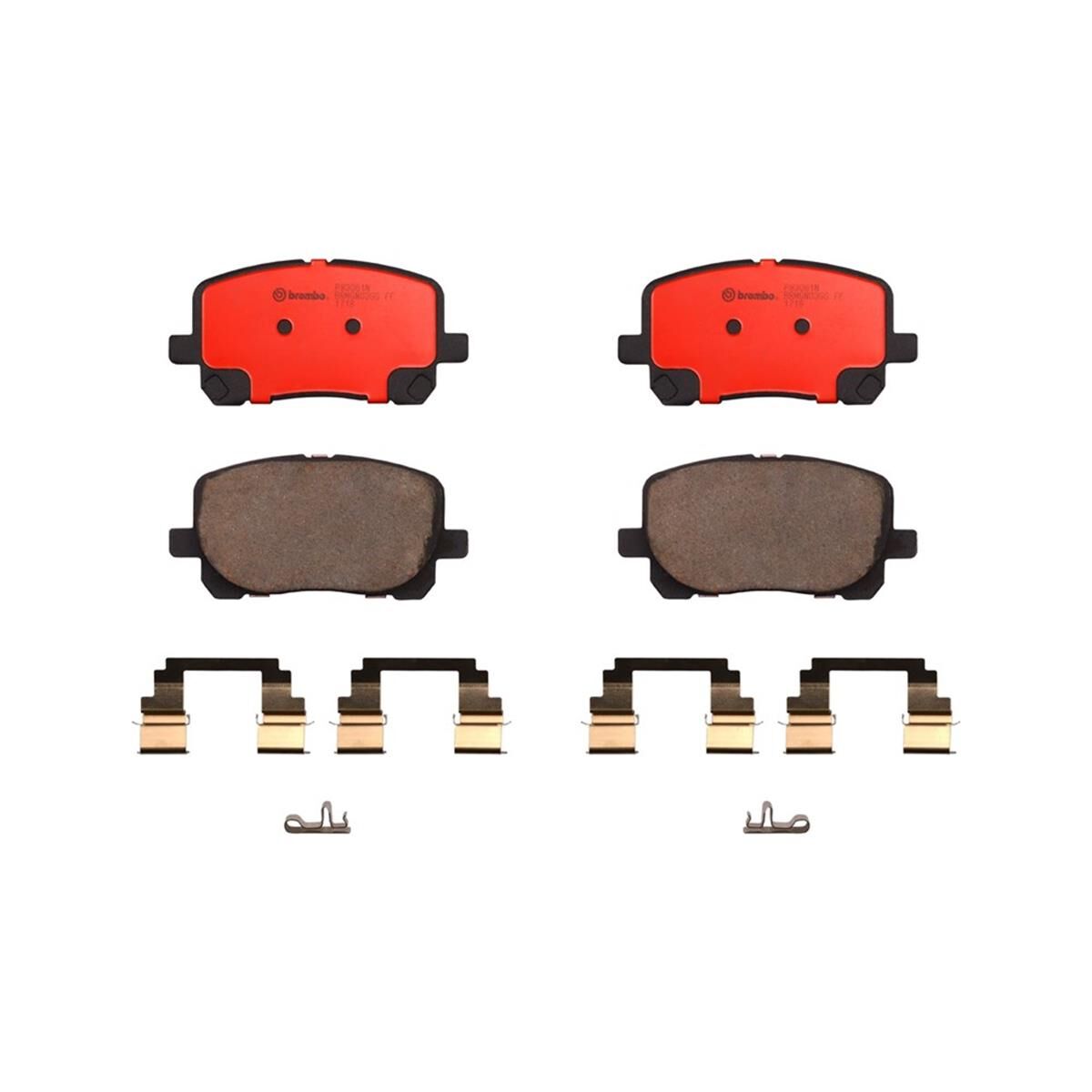 BREMBO DISC PAD SET NAO CERAMIC, , scaau_hi-res