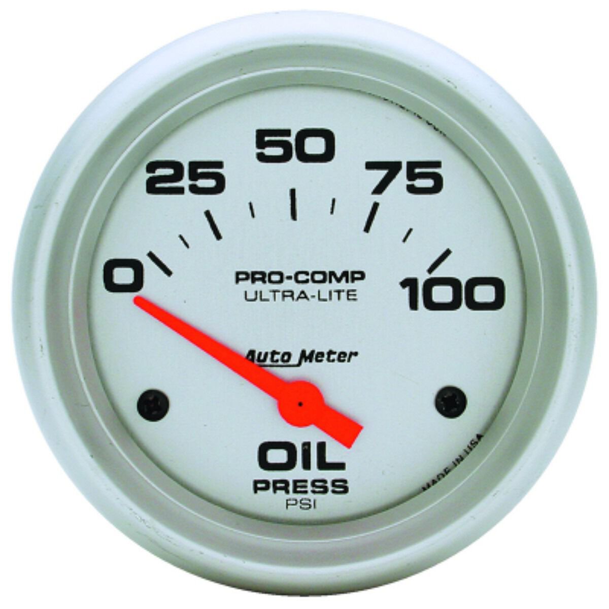 Auto Meter 4352 Ultra-Lite Electric Oil Pressure Gauge 