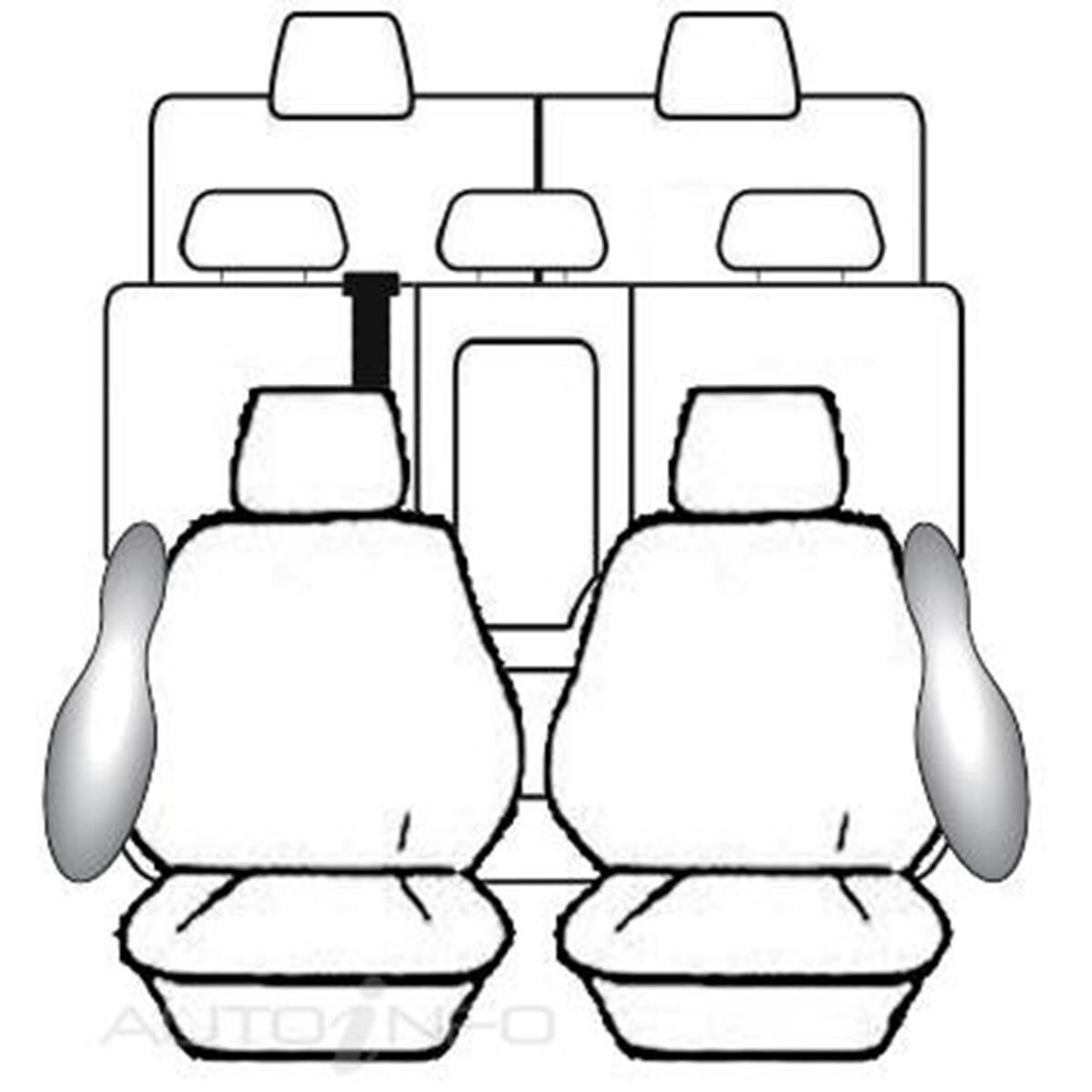 TOYOTA PRADO 150 SERIES WAGON - GX / GXL / VX / KAKADU (11/2009 - ON) DEPLOY SAFE (CHARCOAL), , scaau_hi-res