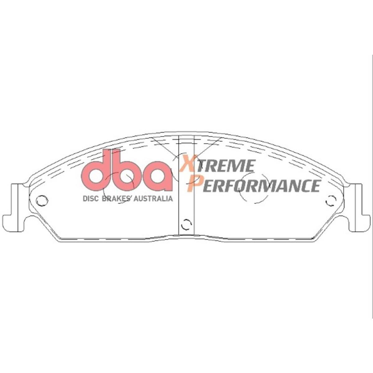 DBA XP PERFORMANCE BRAKE PADS Ford Falcon BA - FG, , scaau_hi-res