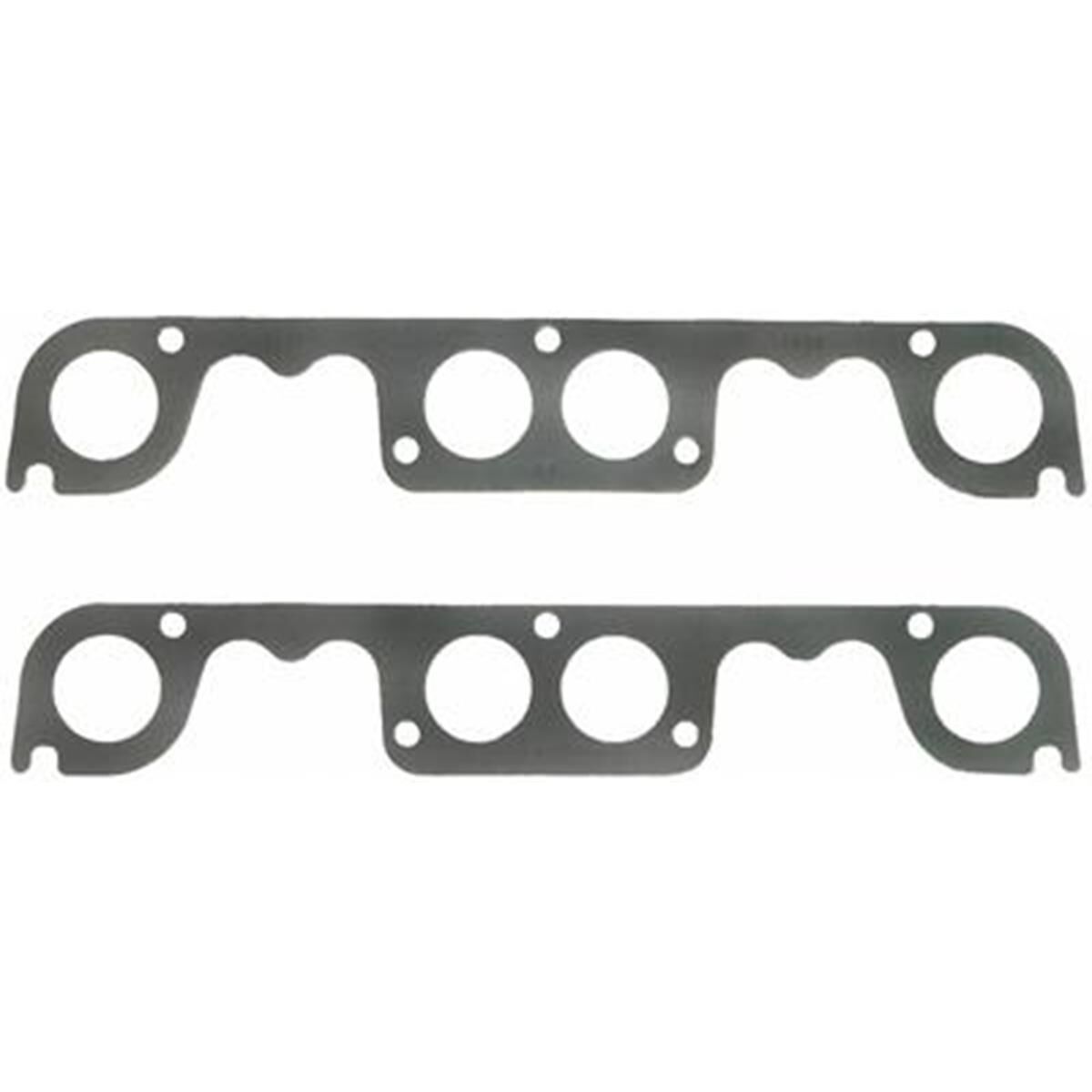 SB CHEV BRODIX EXHAUST GASKET ROUND SPREAD PORT 1.81, , scaau_hi-res