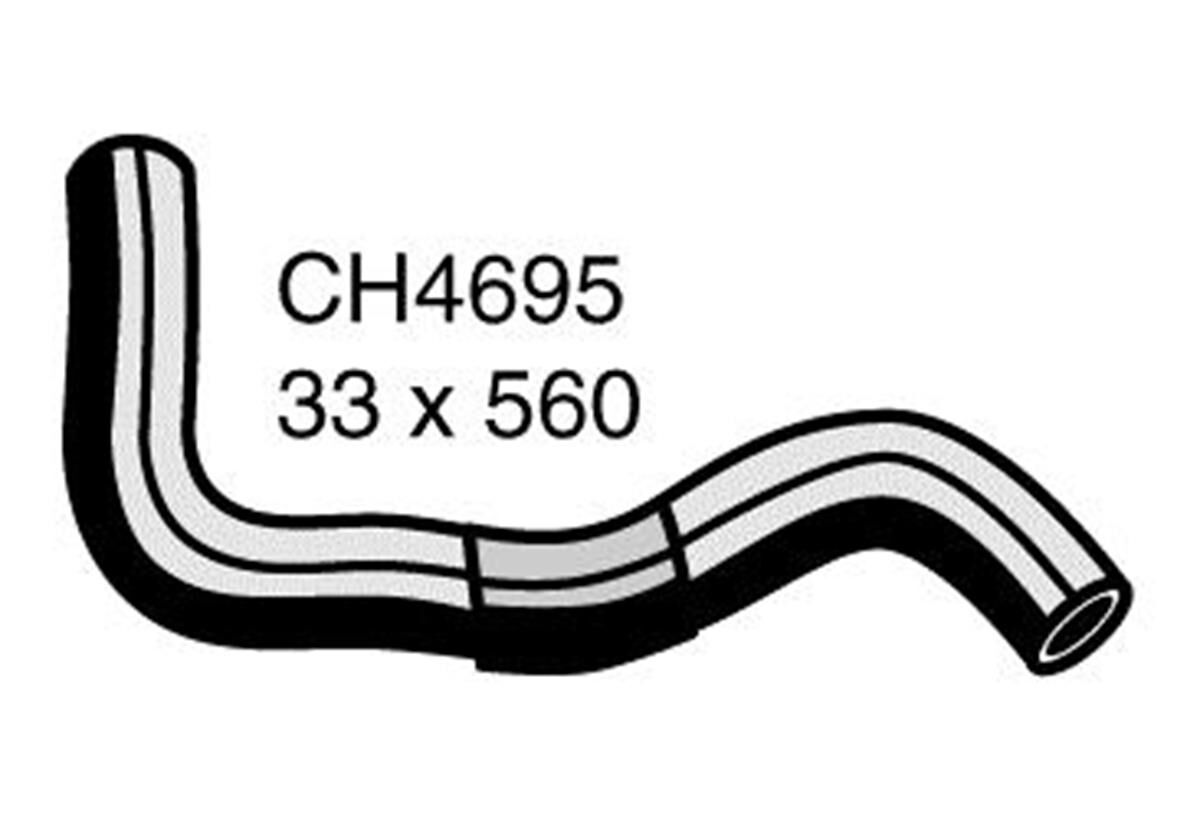Radiator Lower Hose  - TOYOTA CAMRY ACV40R - 2.4L I4  PETROL - Manual & Auto, , scaau_hi-res