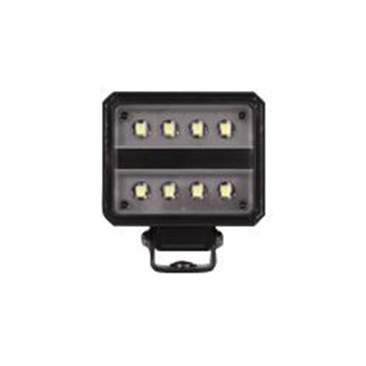LED RECTGL WORKLAMP FLOOD BEAM80 Deg 9-36V 40W 8 LEDs BLKHSNG 4,100Lmns IP69K, , scaau_hi-res