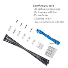 DC DC CHARGER WIRING KIT 25A CHARGER HKO, , scaau_hi-res