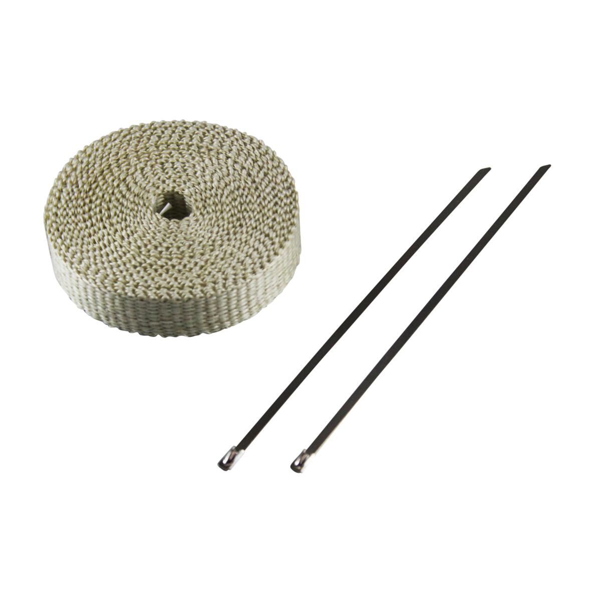 Exhaust Wrap 25ft x 1 Inch with 2 Lock tie, , scaau_hi-res