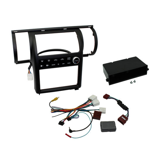 INSTALL KIT TO SUIT NISSAN SKYLINE V35 350GT DUAL ZONE (METALLIC CHARCOAL), , scaau_hi-res