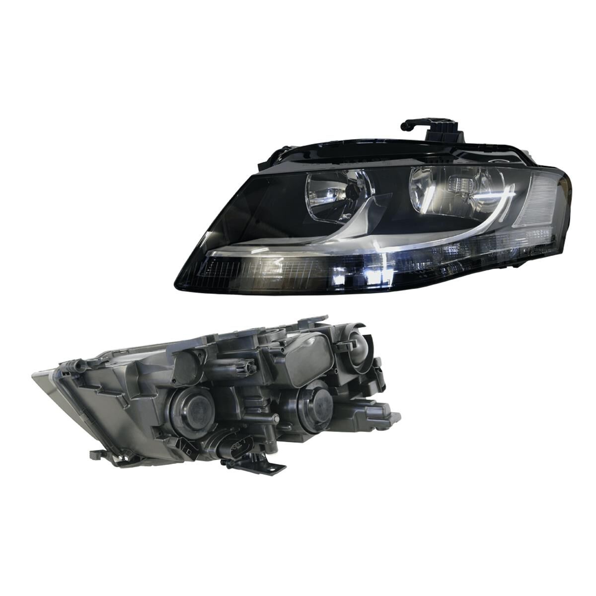AUDI A4/S4  B8  01/2008 ~ 05/2012  HEADLIGHT (HALOGEN TYPE)  LEFT HAND SIDE, , scaau_hi-res