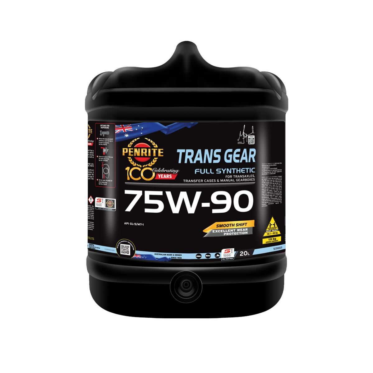 1 X TRANS GEAR 75W-90  20L, , scaau_hi-res