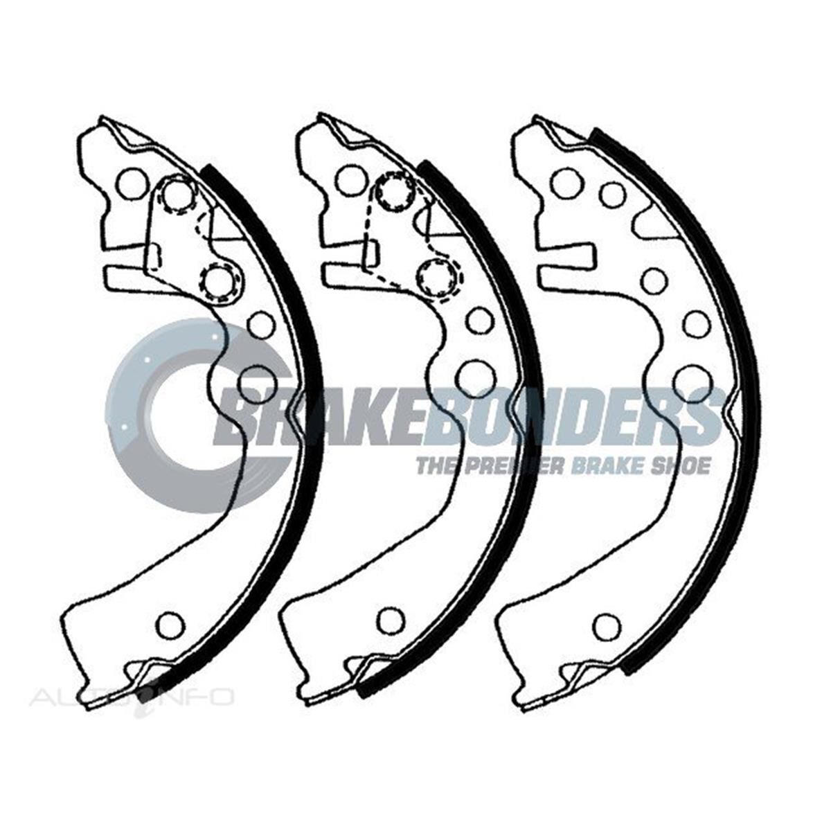 Brake Shoes - Nissan 180mm, , scaau_hi-res