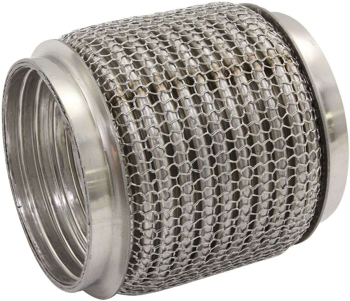 3" I.D EXHAUST MESH FLEX PIPE JOINT 4" LONG 304 S/STEEL, , scaau_hi-res