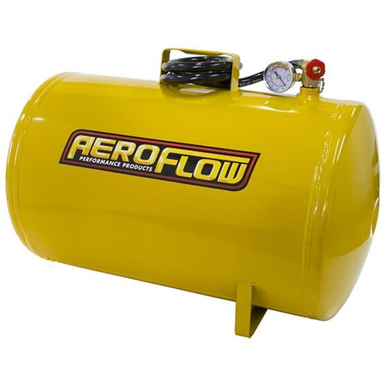 Aeroflow 10 Gallon Steel Portable Air Tank Yellow (125 PSI Max), AF77