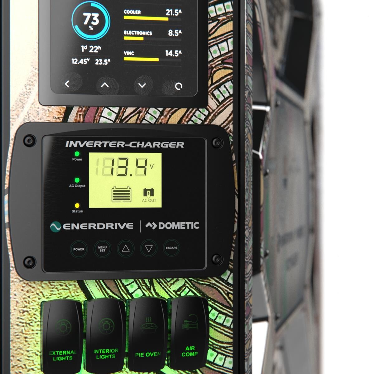 SALTY ONE X VOYAGER POWER SYSTEM - RIGHT MOUNT, , scaau_hi-res