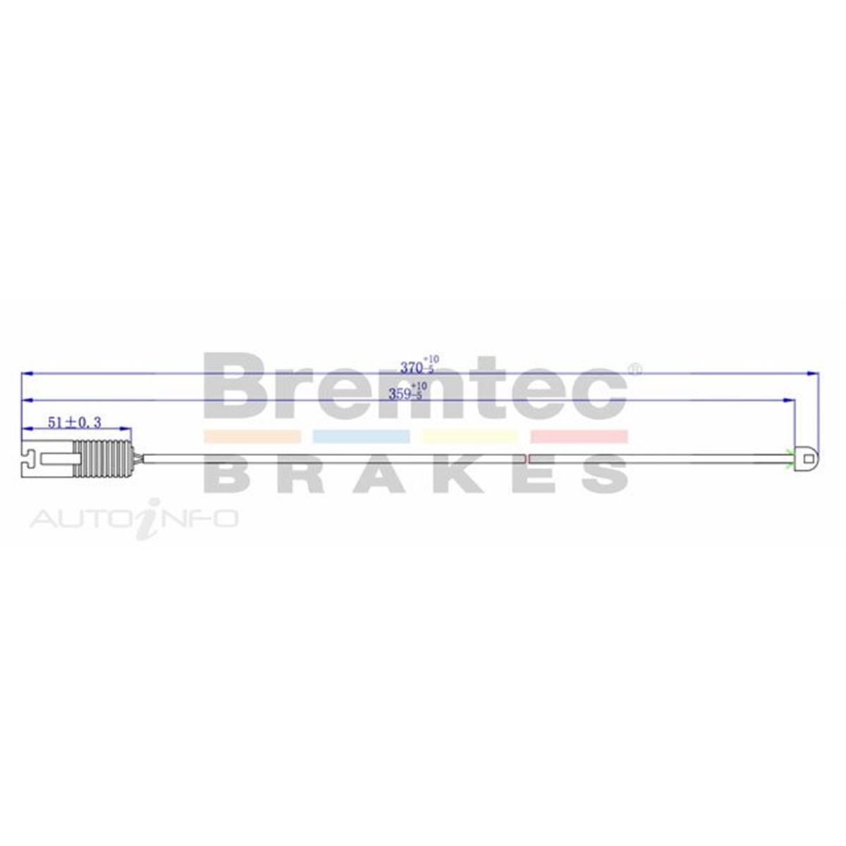 EUROLINE BRAKE WEAR SENSOR, , scaau_hi-res
