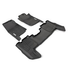 DEEP DISH FLOOR LINERS FOR TOYOTA LANDCRUISER 76/79 2012+ DUAL CAB / WAGON GXL ONLY FULL SET, , scaau_hi-res