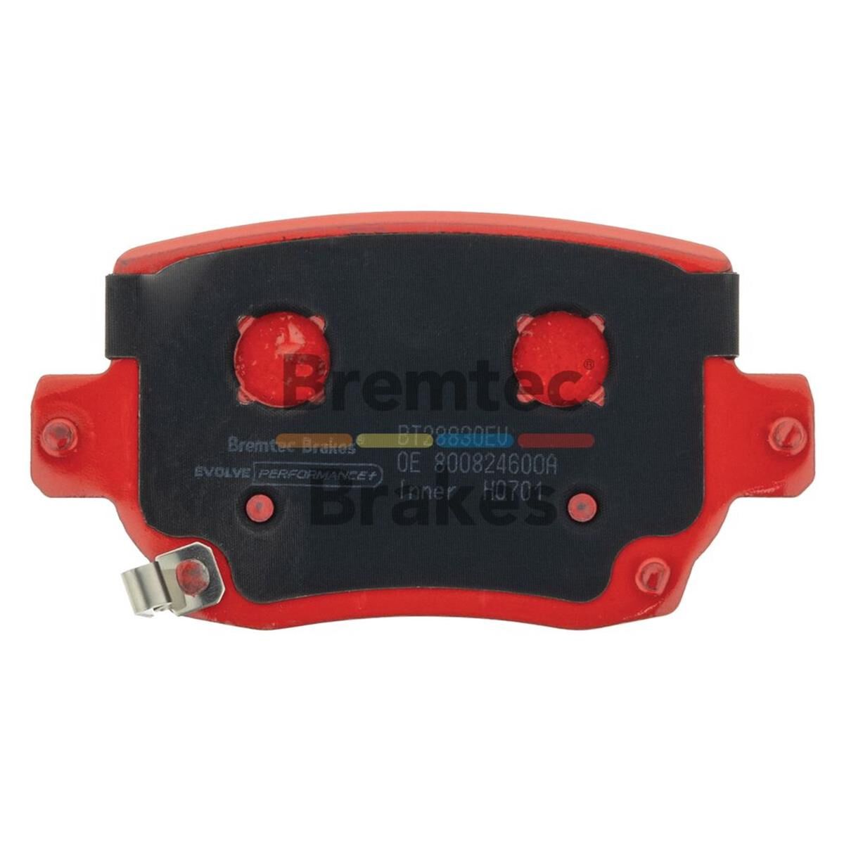 EVOLVE EV PERFORMANCE CERAMIC+TESLA MODEL 3 REAR BRAKE PADS ZERO DUST ZERO NOISE, , scaau_hi-res