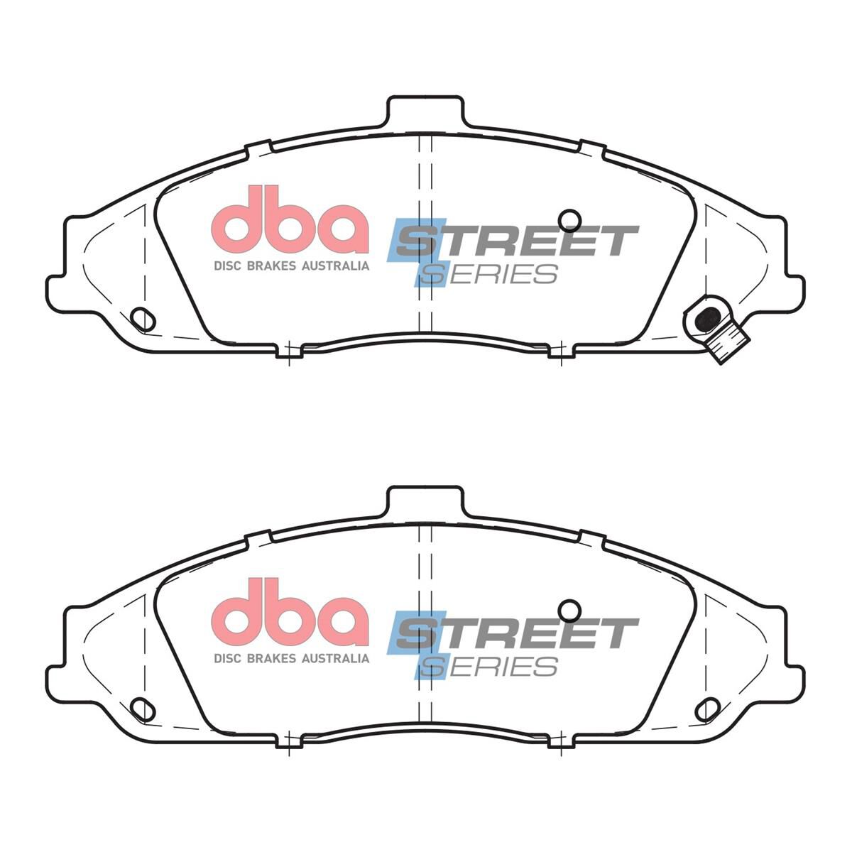 DBA SS STREET SERIES BRAKE PADS [ Ford Falcon BA XR6 XR8 with C5 C6 Caliper / FPV with PBR Caliper2002-2005 F ], , scaau_hi-res
