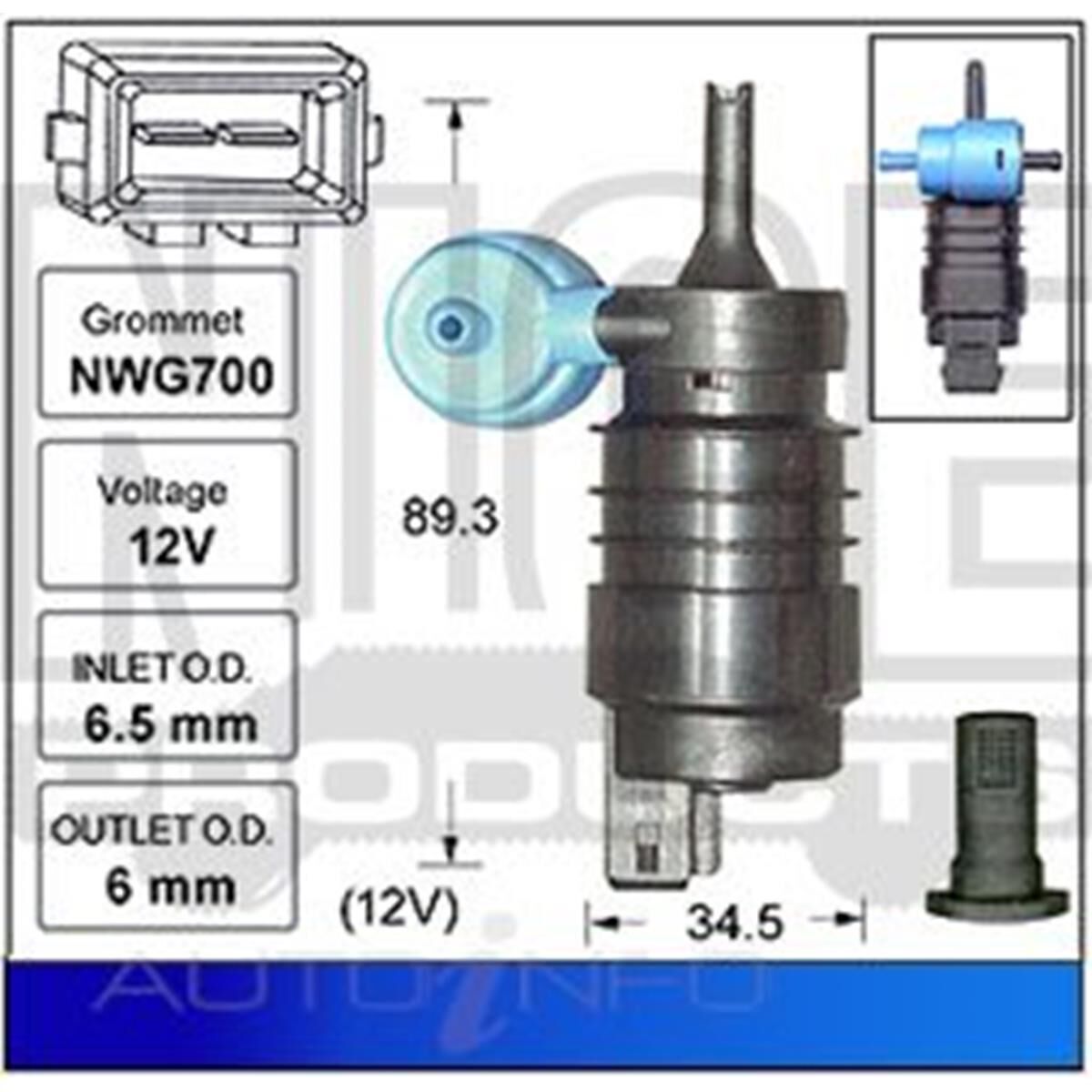 Washer Pump, , scaau_hi-res