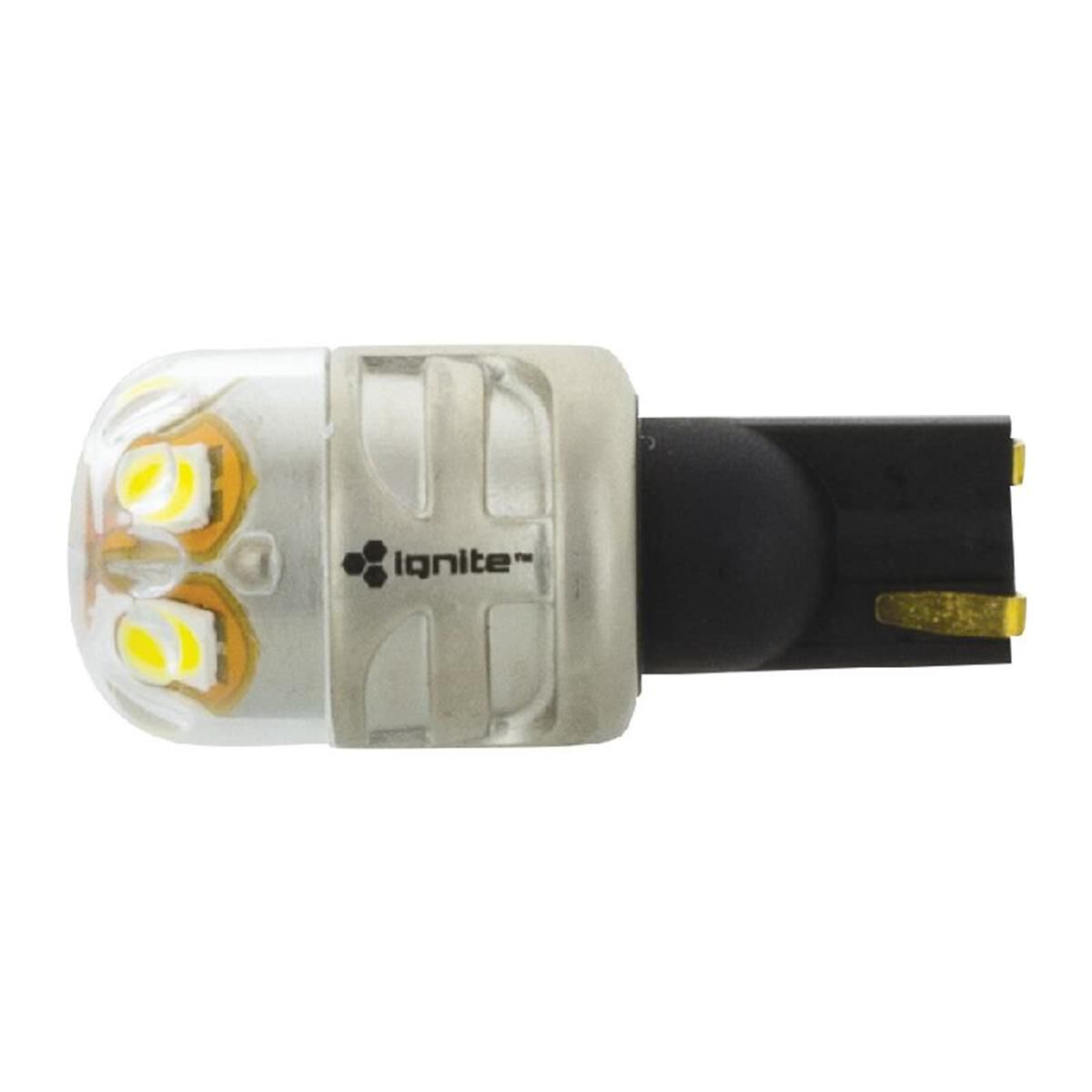 PKT 2 LED SIGNALLING GLOBE12/24v T15 WEDGE BASE WHITE900 LUMENS, , scaau_hi-res