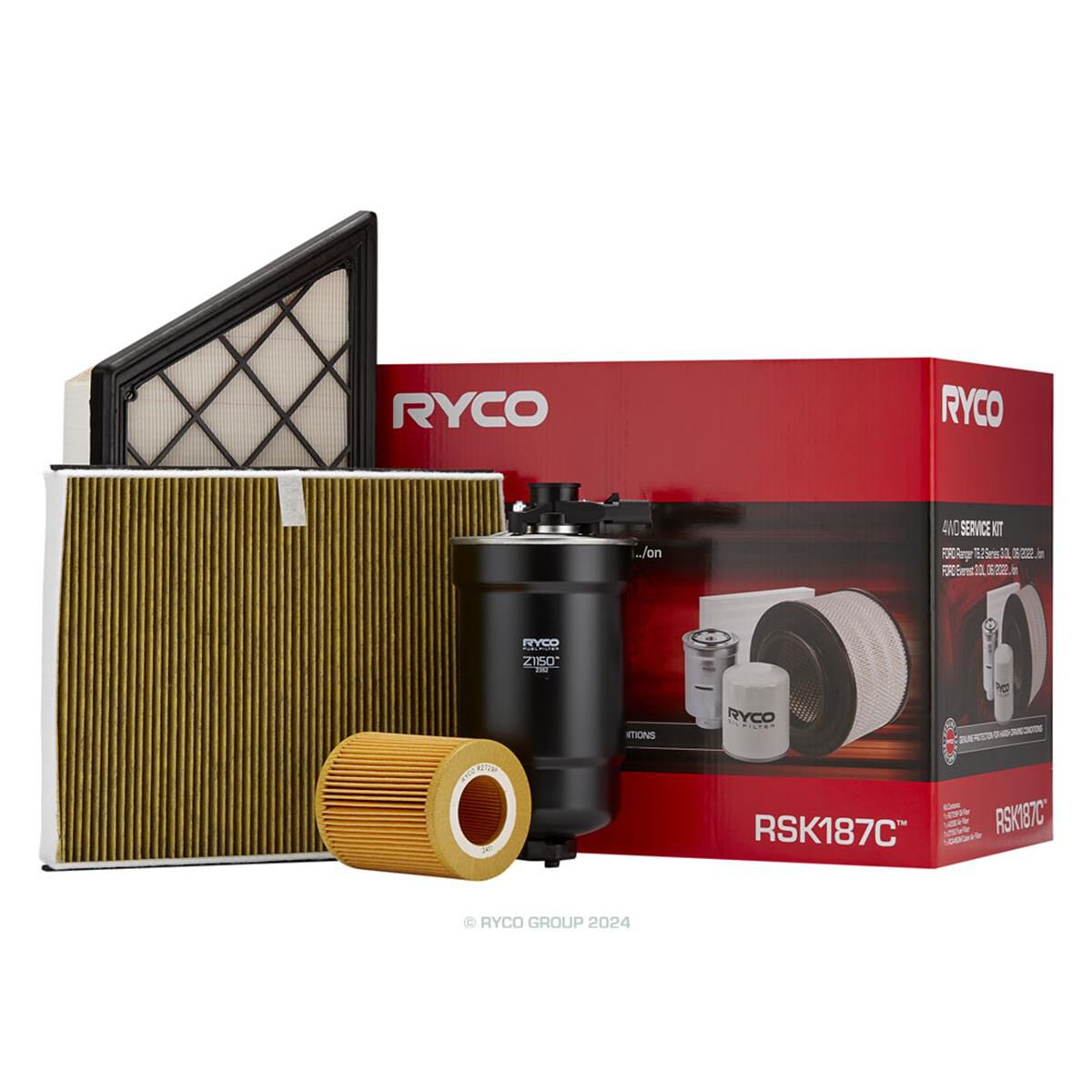 Ryco Service Kit to suit Ford Ranger T 6.2 Series/Ford Everest ...