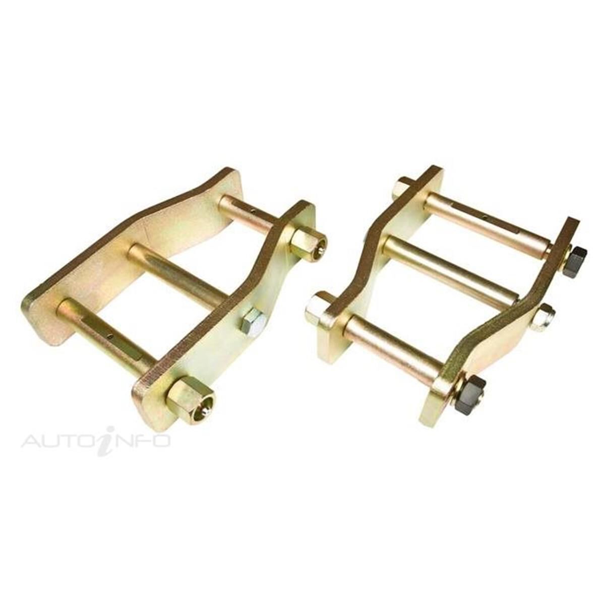 4WD - TOYOTAHILUX SOLID AXLE - FRONT EXTENDED SHACKLES - PAIR, , scaau_hi-res