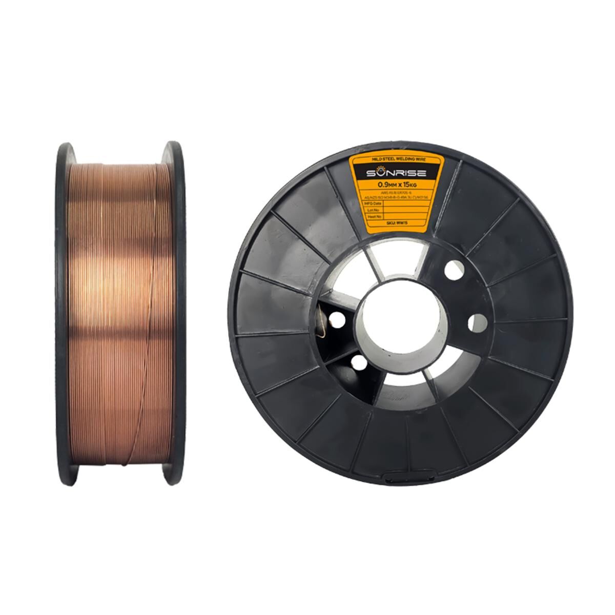 Sunrise MIG Welding Wire 0.9mm 15kg Spool 270mm, , scaau_hi-res