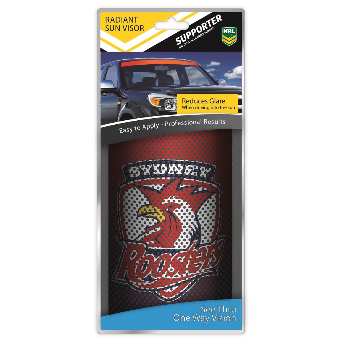 ROOSTERS  ITAG SEE-THRU SUN VISOR - RADIANT DESIGN, , scaau_hi-res