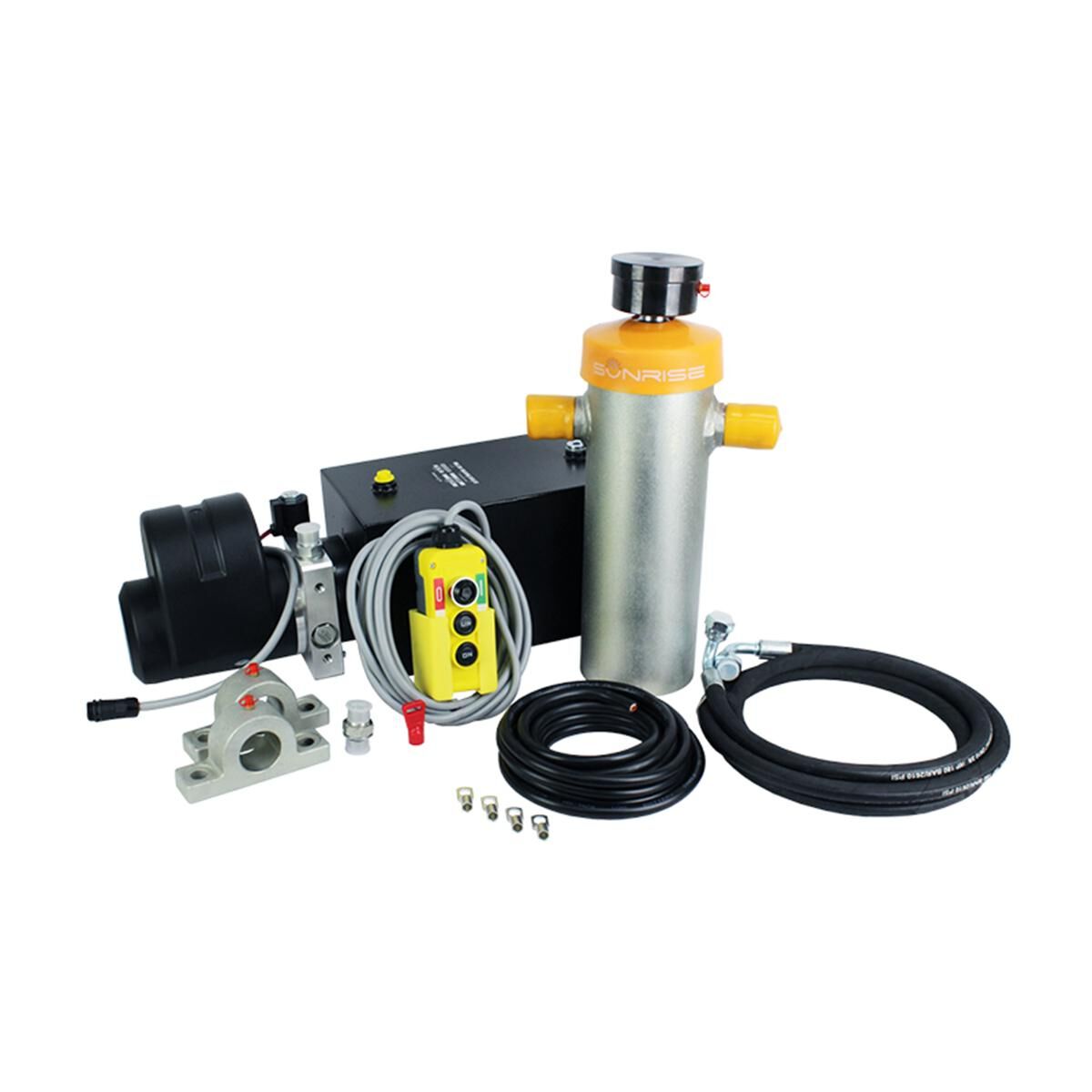 Sunrise Hydraulic Tipper Kit Complete - 1245mm, 5 Stage, , scaau_hi-res