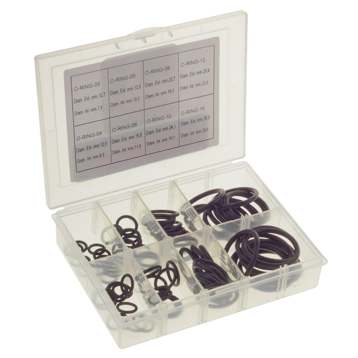 O-RING KIT 10 OF EACH SIZE AN-3 TO AN-16, , scaau_hi-res