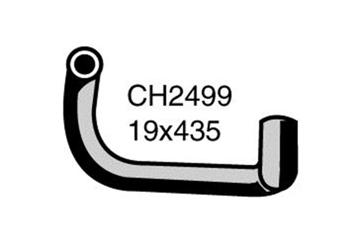 Heater Hose  - HOLDEN BARINA SB - 1.2L I4  PETROL - Manual & Auto, , scaau_hi-res