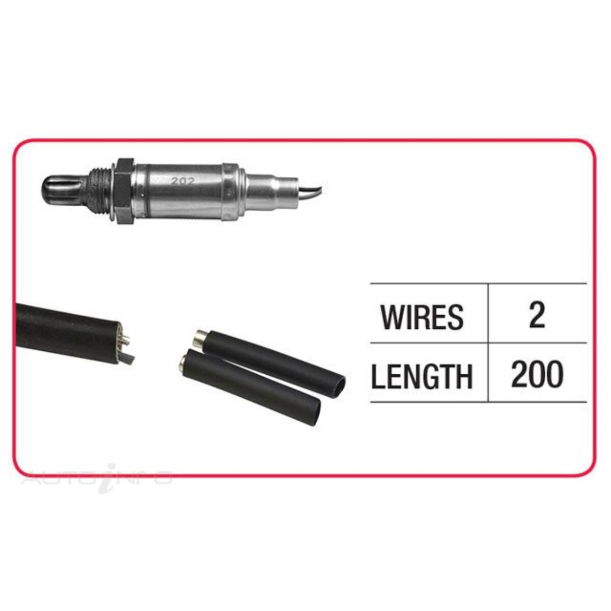 OX SENSOR-2 WIRE UNIVERSAL (NO FLANGE), , scaau_hi-res