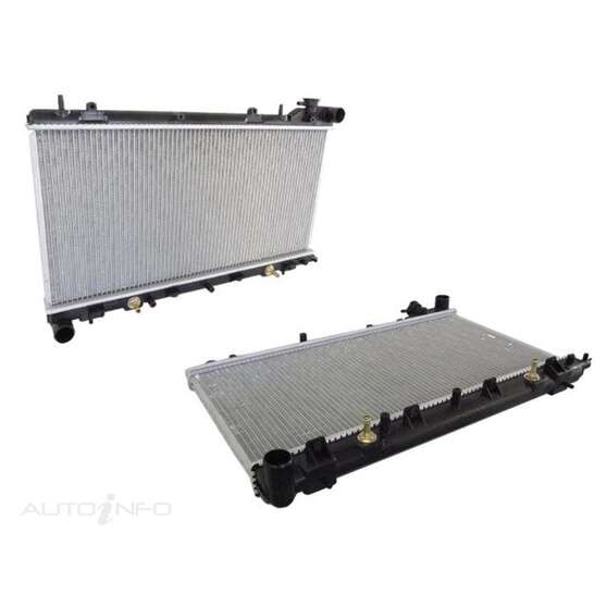 SUBARU FORESTER  SF  08/1997 ~ 05/2002  2.0 LITRE BOXER 4 PETROL NON TURBO AUTOMATIC- (EJ20)  NO BLEEDER PIPE.  2 COOLERS DISTANCE IS 375MM  340MM X 690MM, , scaau_hi-res
