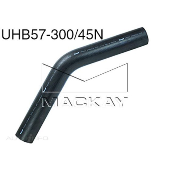 45° Universal Hose Bend - Fuel & Oil Applications - 57mm (2 ¼") ID - 300mm x 300mm Arm Lengths (Nitrile Rubber), , scaau_hi-res