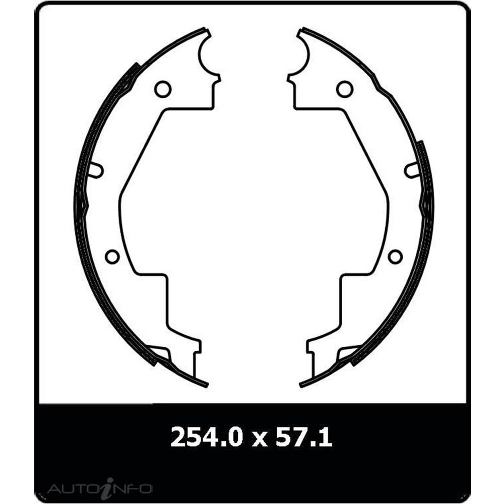Protex Brake Shoes N14411 Supercheap Auto