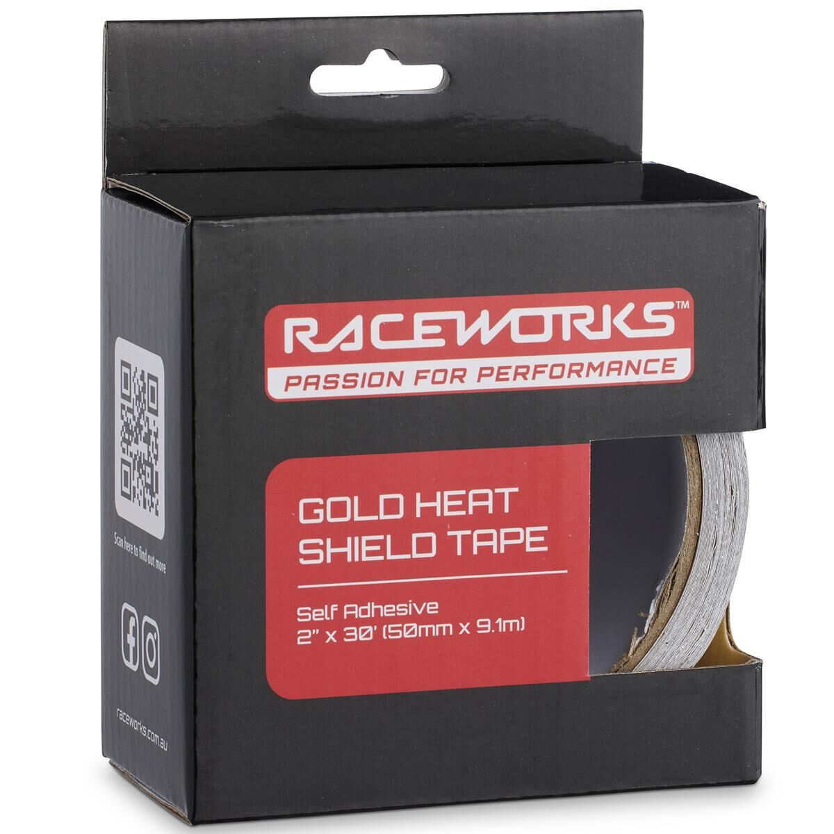 GOLD HEAT SHIELD TAPE SELF ADHESIVE 2INX30FT (9.1M), , scaau_hi-res