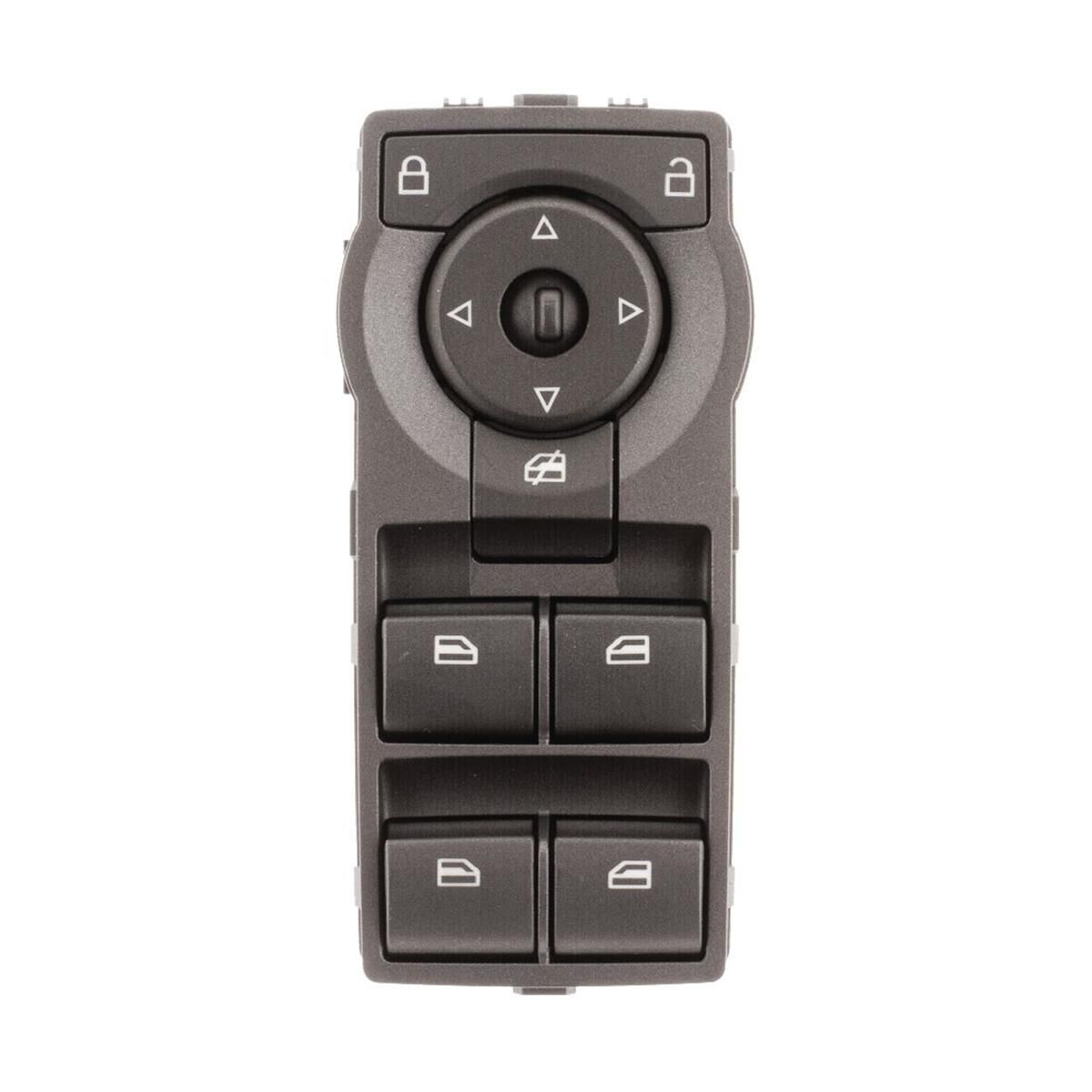 PWR WIN SWTCH HOLDEN COMMODORE - VE GREY HOUSING GREEN ILLUM, , scaau_hi-res