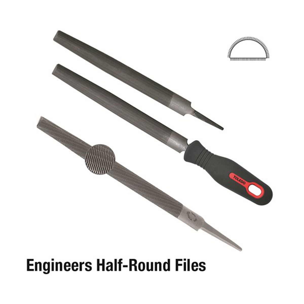 TOLEDO FILE HALF ROUND 250MM 2ND CUT BU, , scaau_hi-res