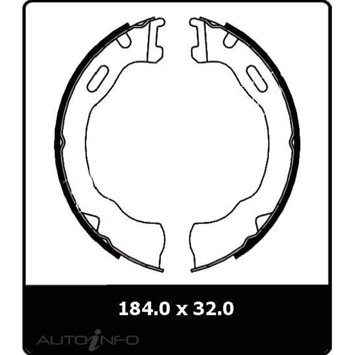 PTX HANDBRAKE SHOE FORD EXPLORER 2002 ON, , scaau_hi-res